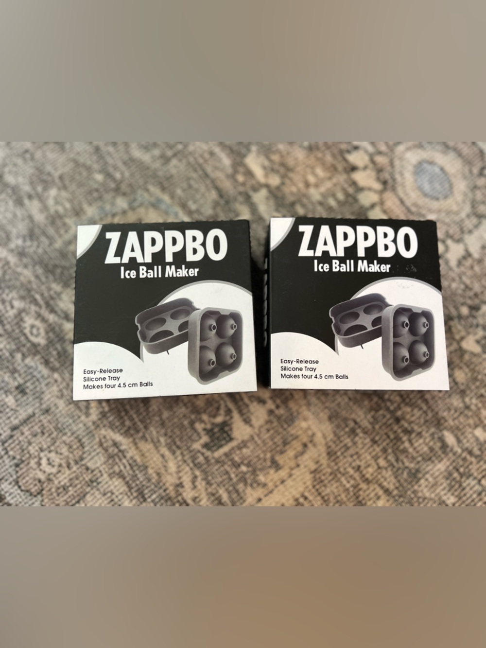 NWOT set of 2 Zappbo Ice Ball Makers